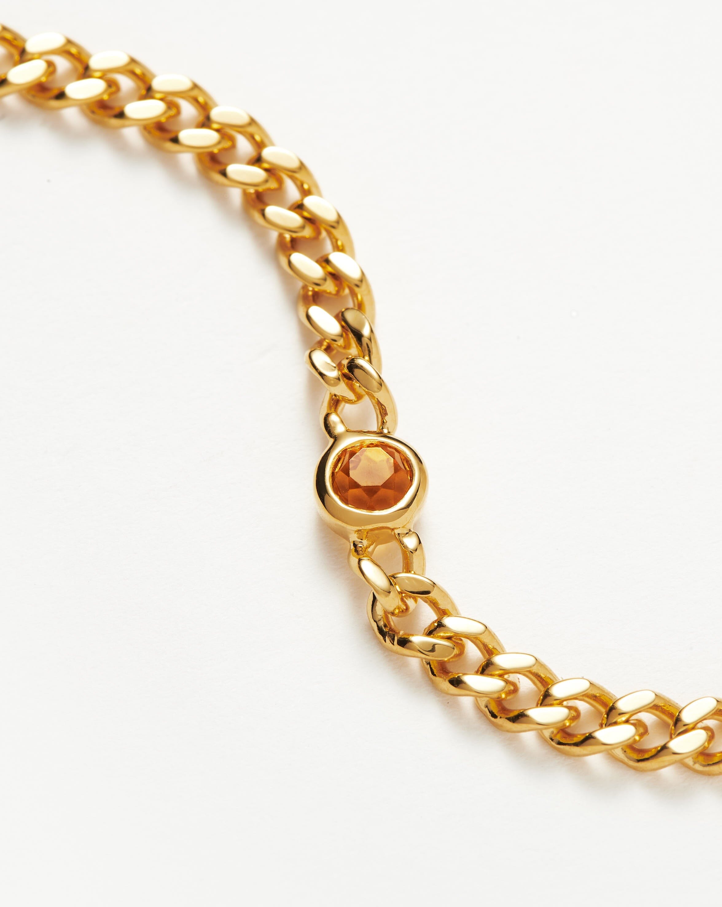 Missoma November Citrine rannekoru kulta vermeil