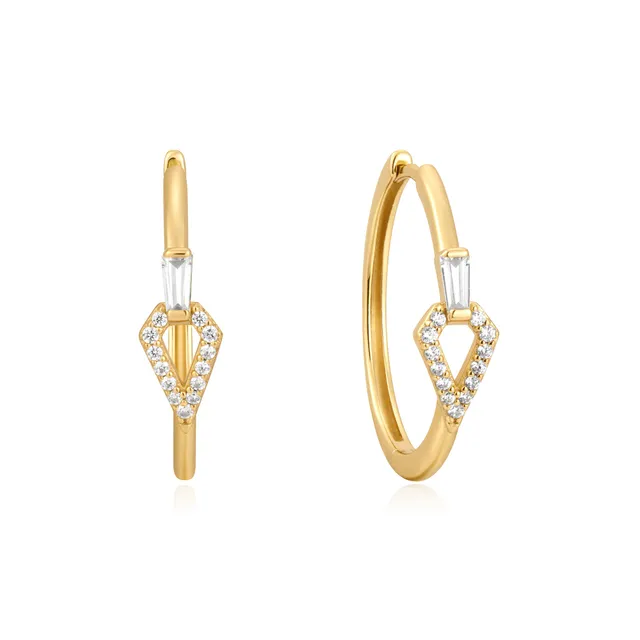 Ania Haie Sunshine Chaser Geometric hoopit kulta