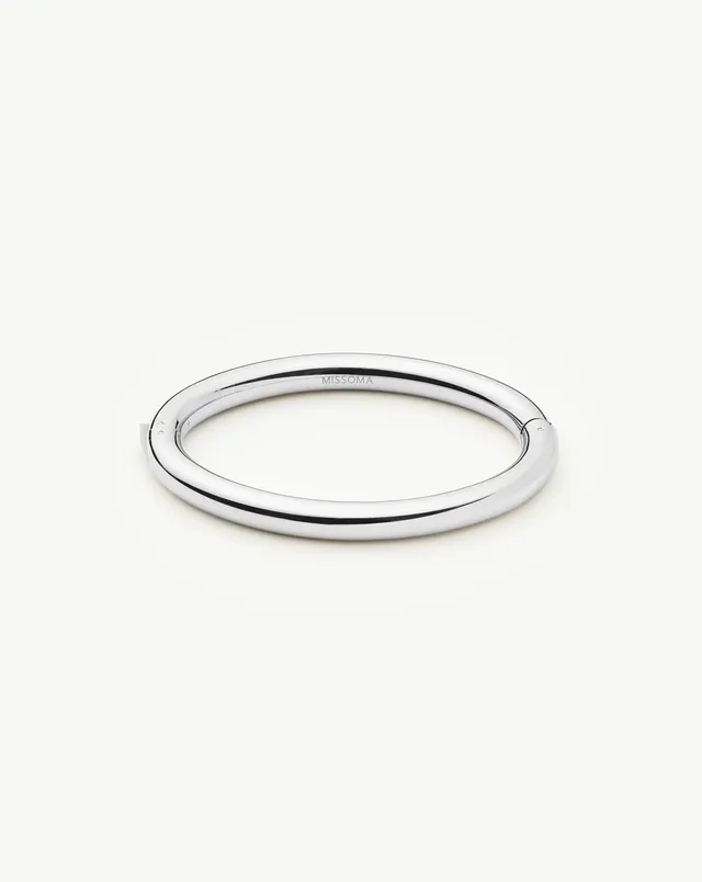 Missoma Chunky Round Hinged rannekoru platina