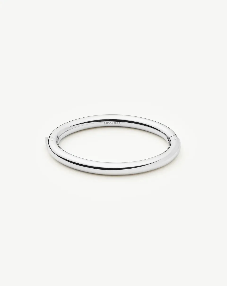 Missoma Chunky Round Hinged rannekoru platina