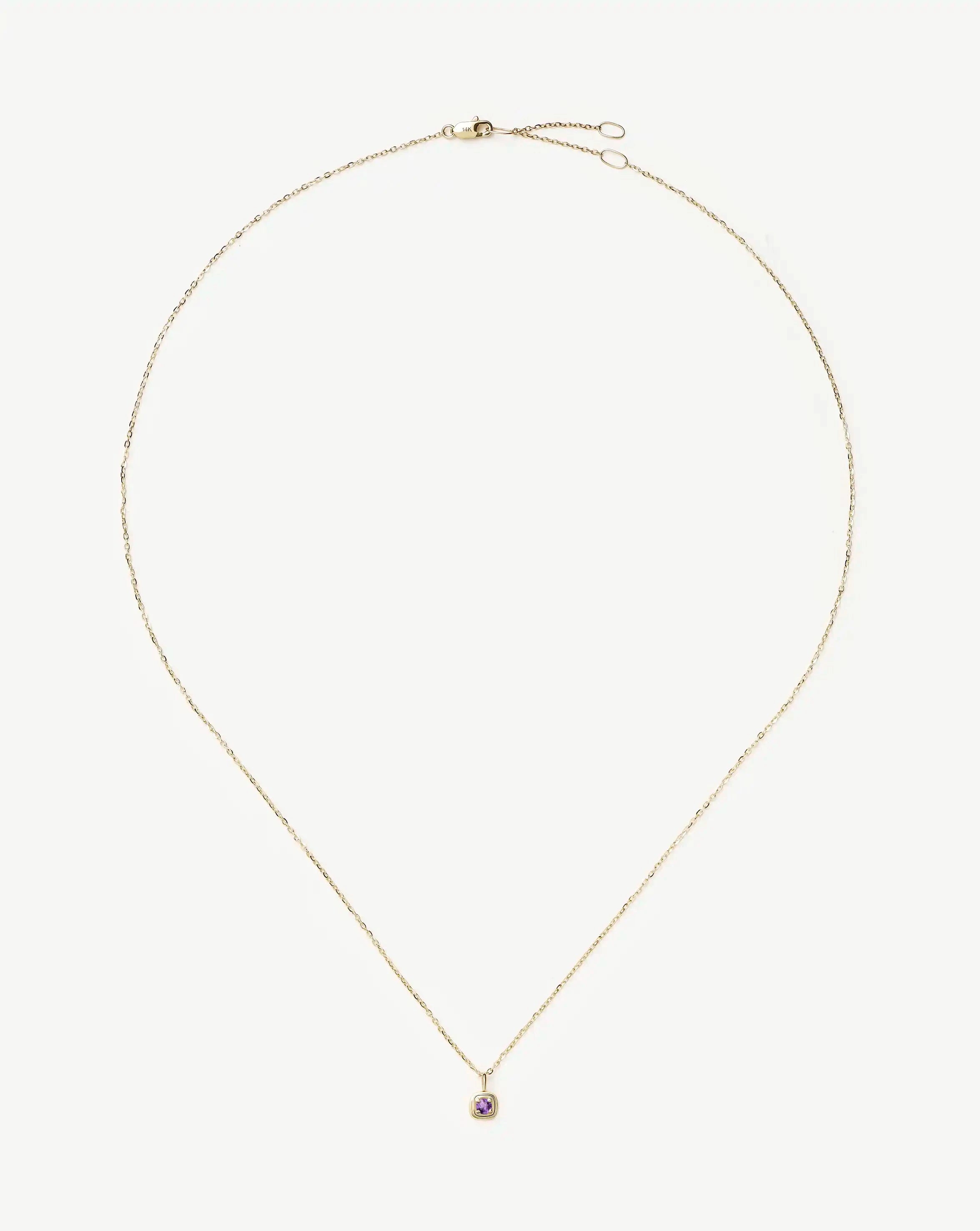 MISSOMA February Birthstone kaulakoru kulta ametisti