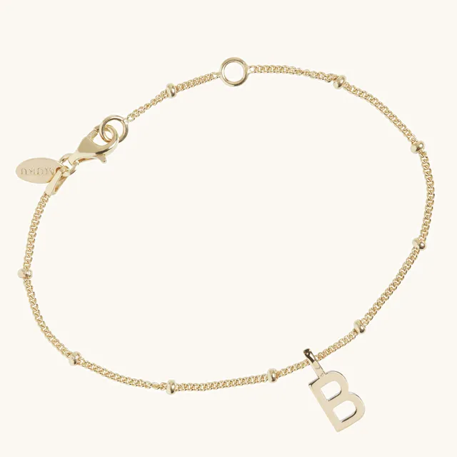 Muru Jewellery Little Love Letters kirjainrannekoru kulta