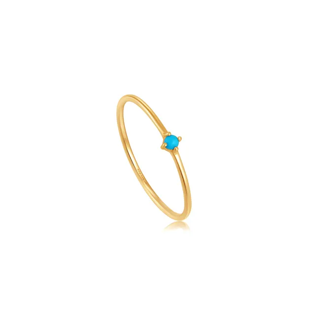 Ania Haie Fine Turquoise Stone sormus 14K turkoosi