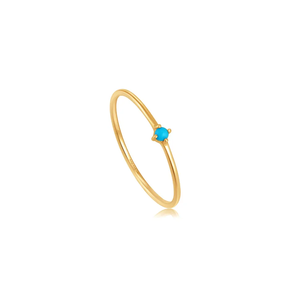 Ania Haie Fine Turquoise Stone sormus 14K turkoosi