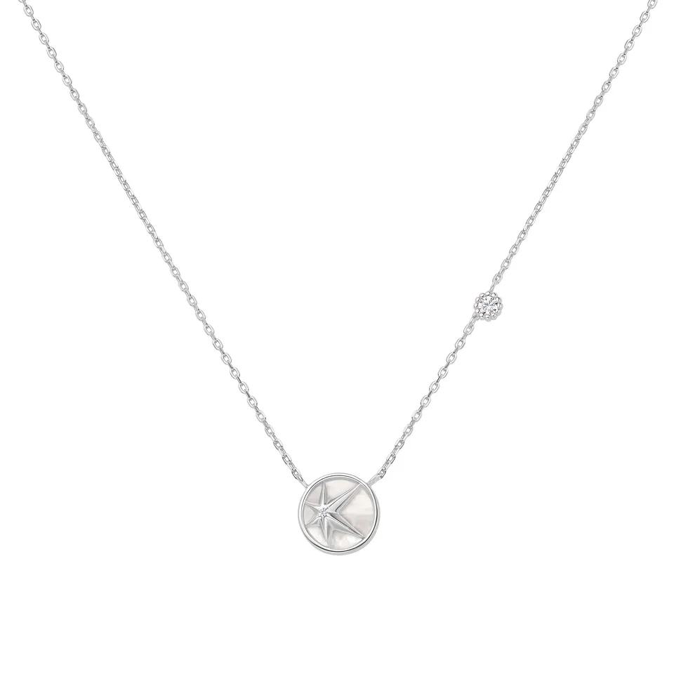 Ania Haie Miss Dainty Starry kaulakoru hopea helmi