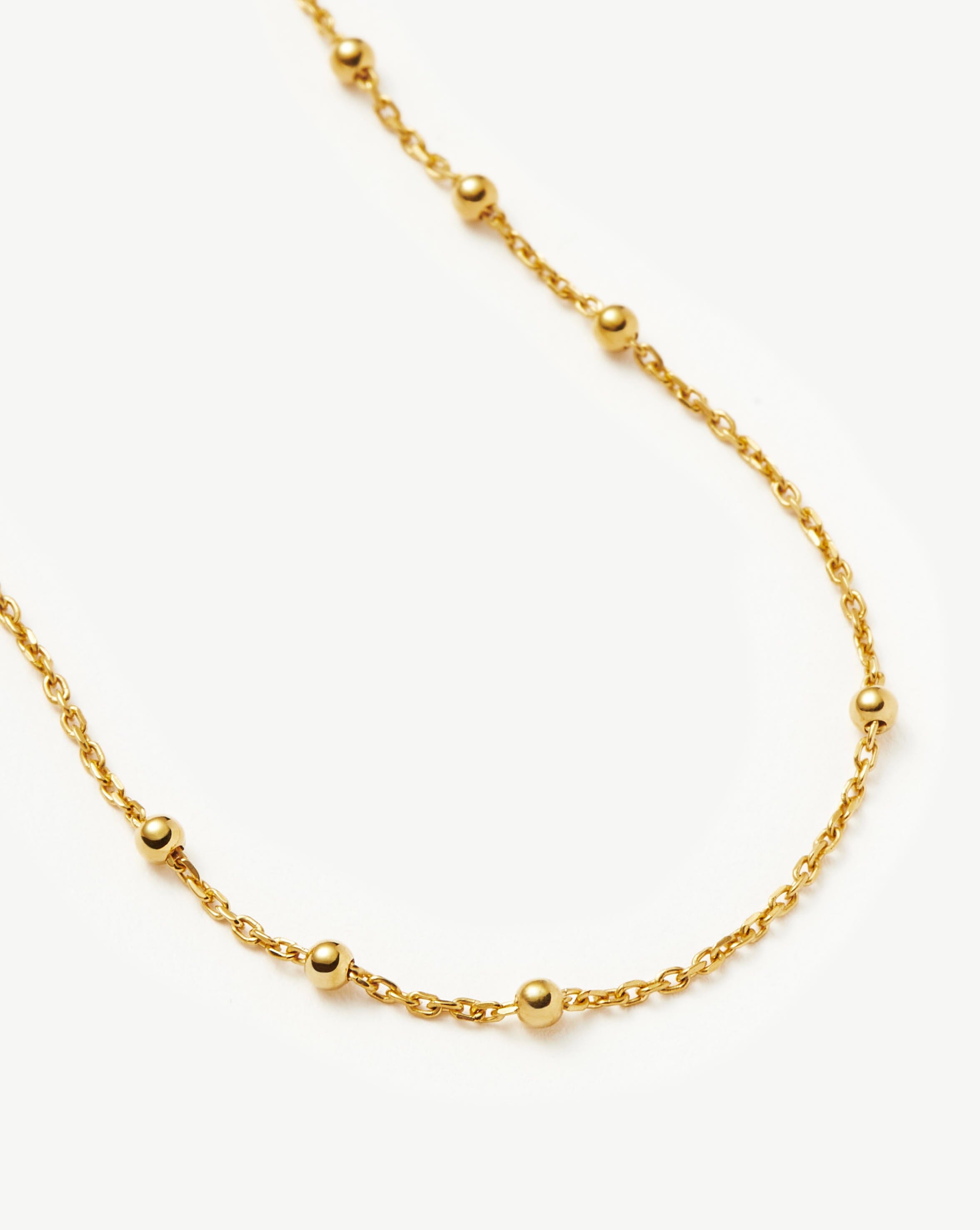 Missoma Medium Orb Chain kaulakoru kultavermeil 50 cm