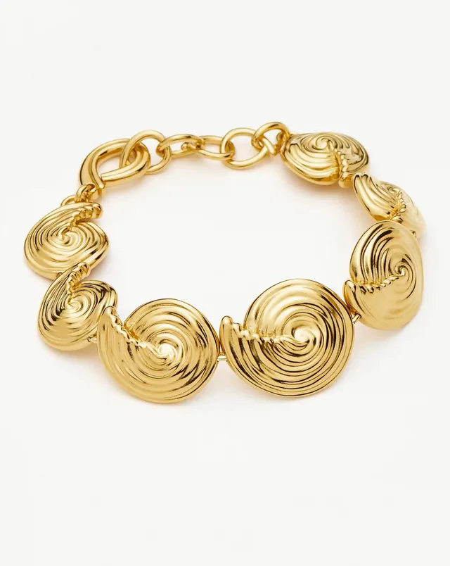Missoma Spiral Statement rannekoru kulta M 21,5 cm