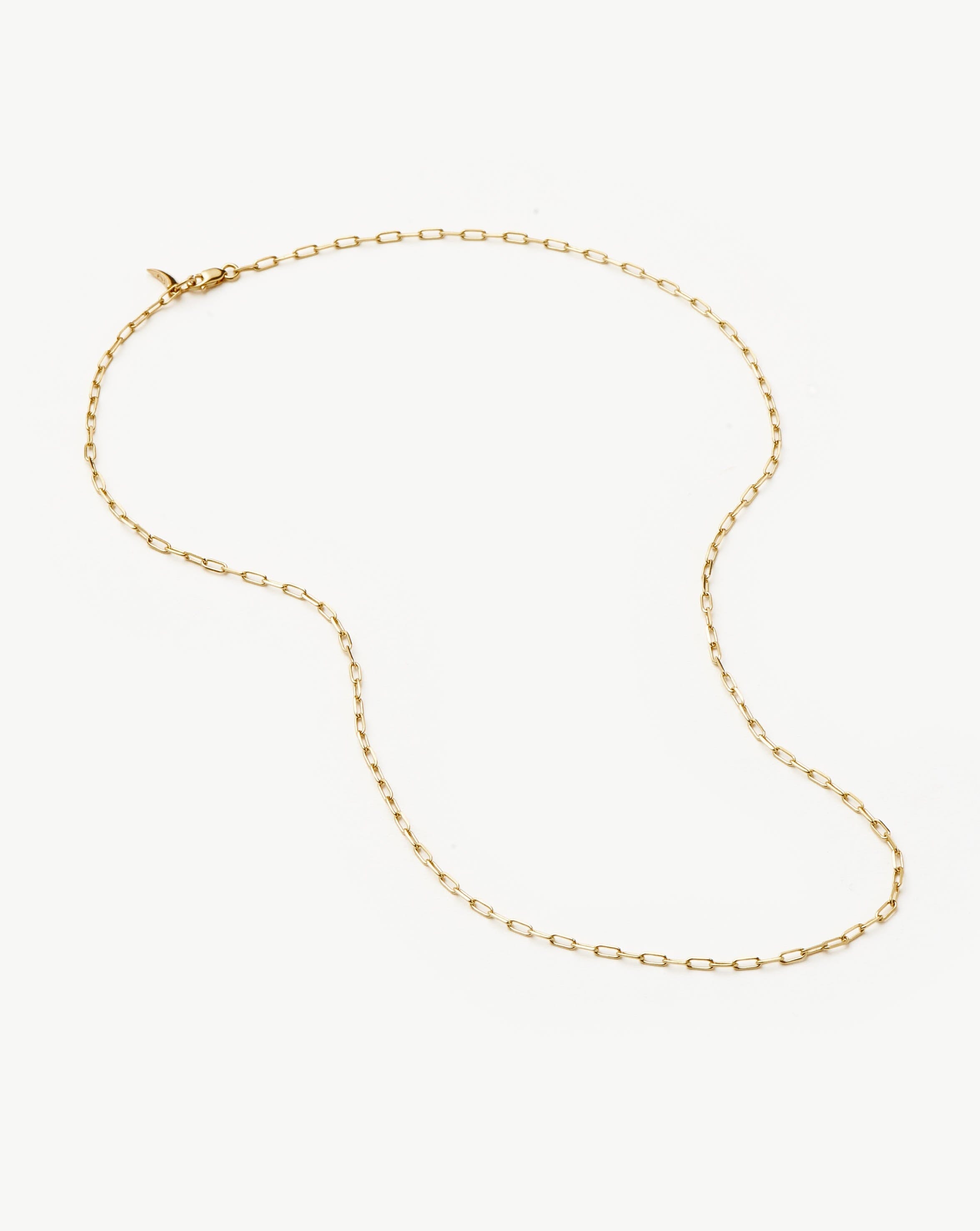 Missoma Classic Paperclip kaulakoru 14ct kulta 45 cm