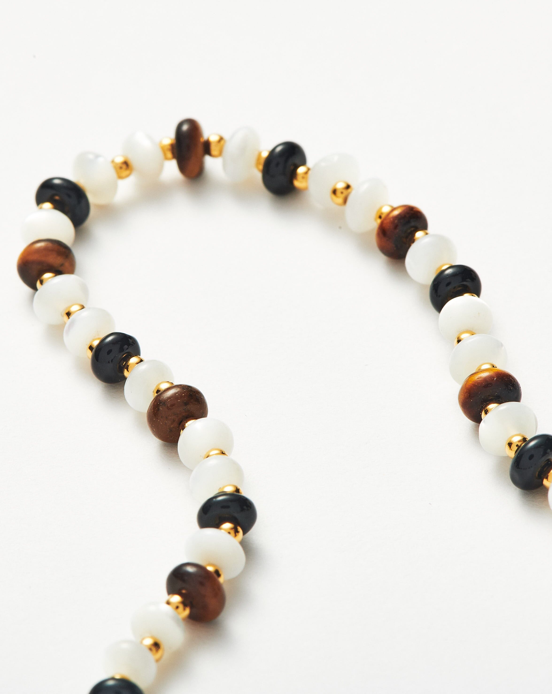 Missoma Savi Pearl Gemstone kaulakoru multi 41-45 cm