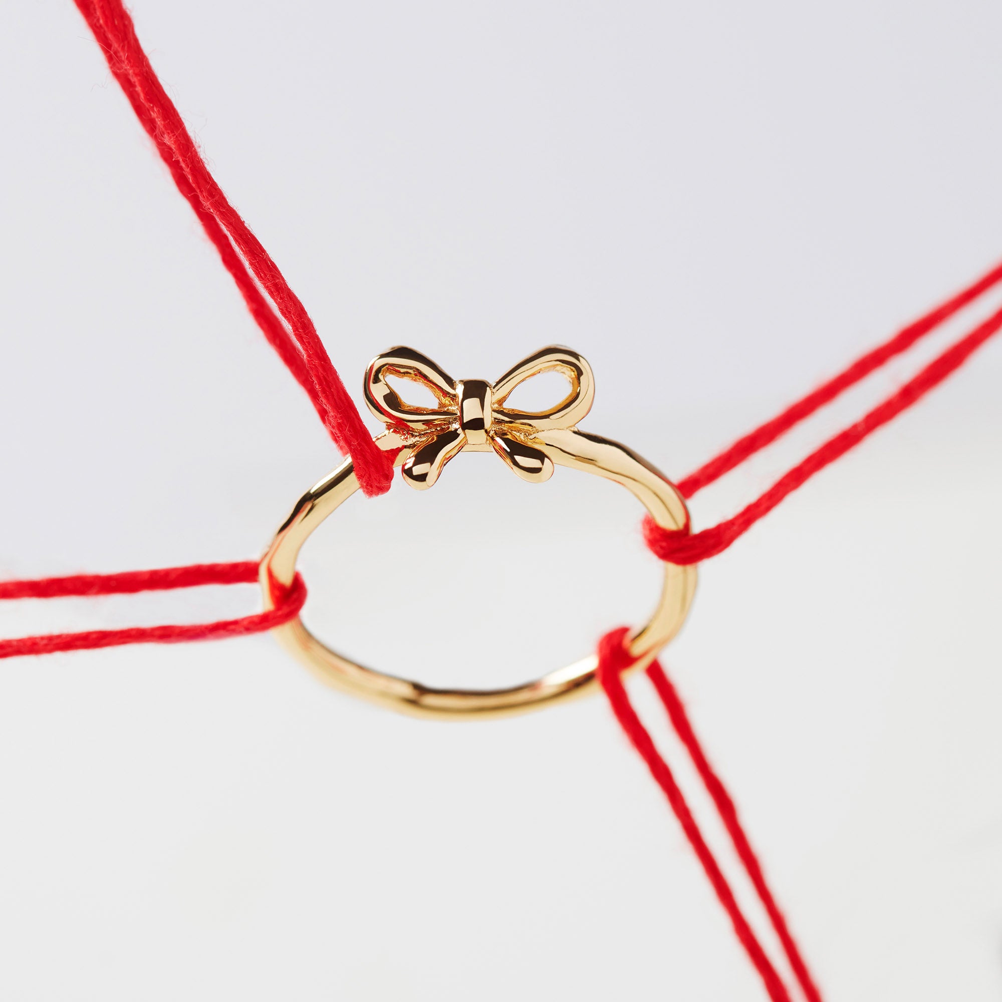 Muru Jewellery Bow sormus kulta rusetti koossa N