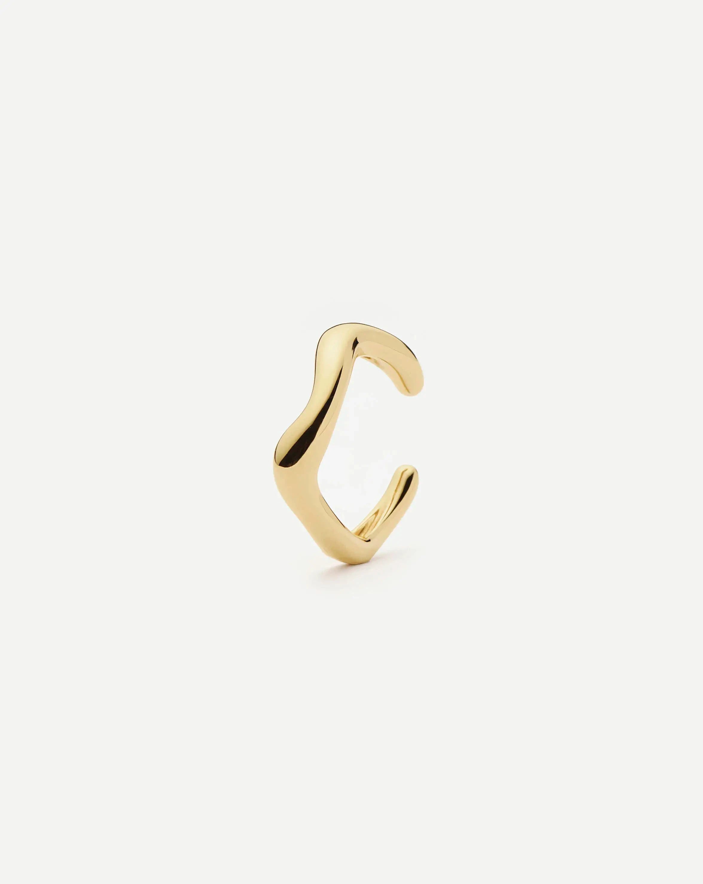 MISSOMA Molten Snow ear cuff 9k kulta keltakulta