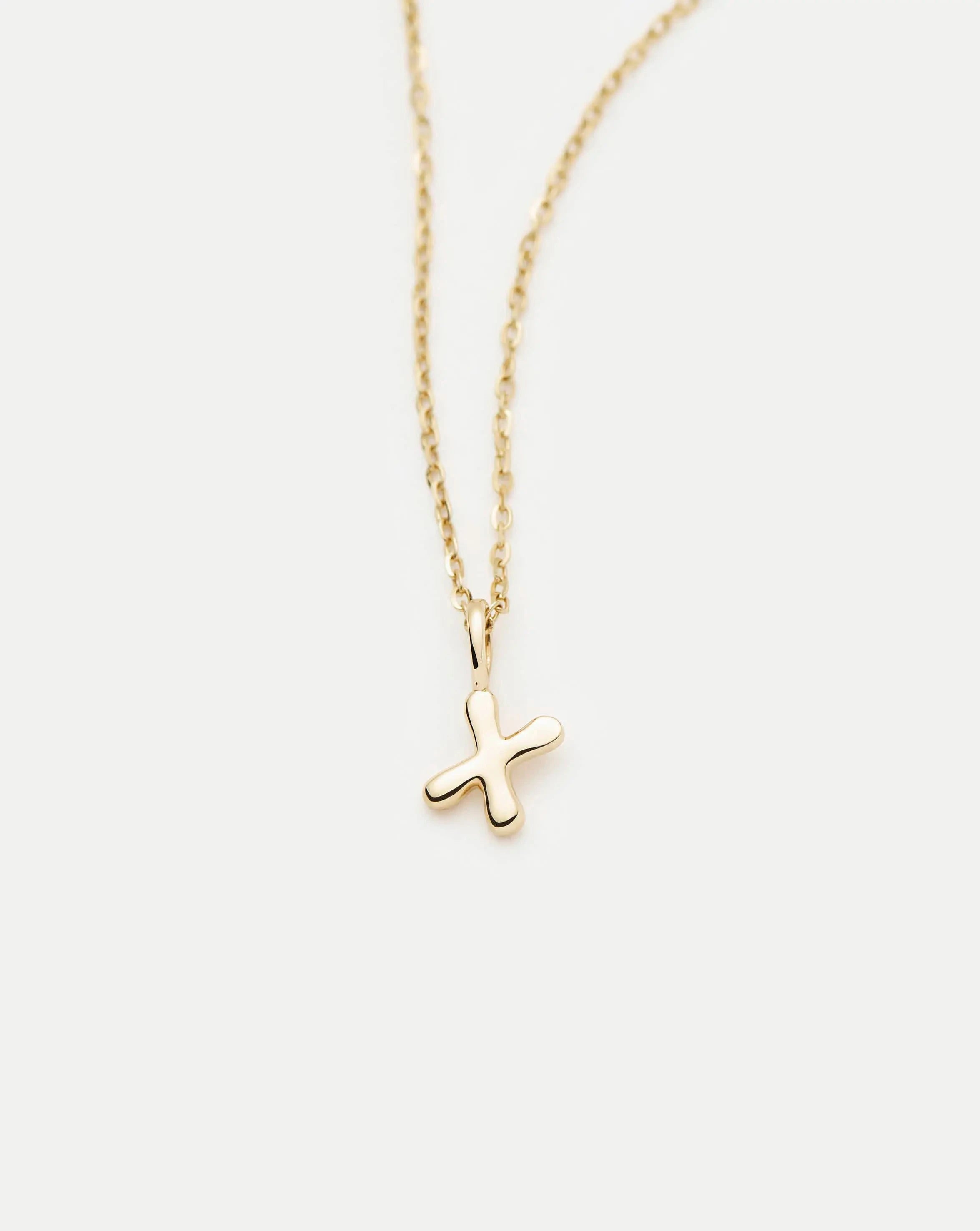 MISSOMA Initial X kaulakoru kulta kirjainkoru