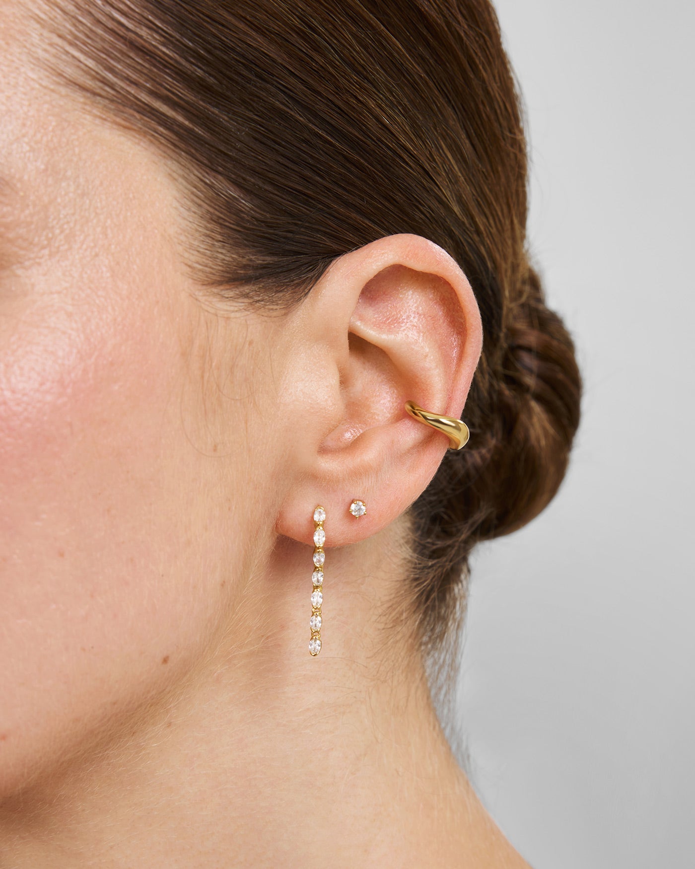 Ania Haie Wanderer Oval Dangle korvakorut kulta