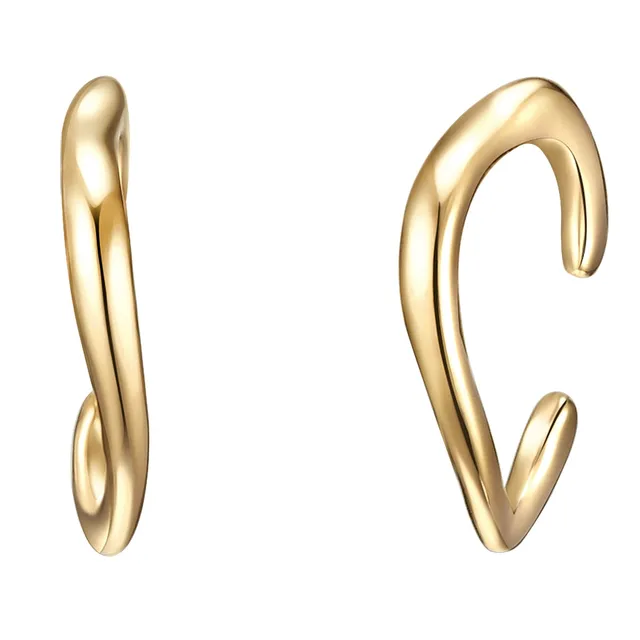 Glanzstücke München ear cuff kaareva kulta hopea