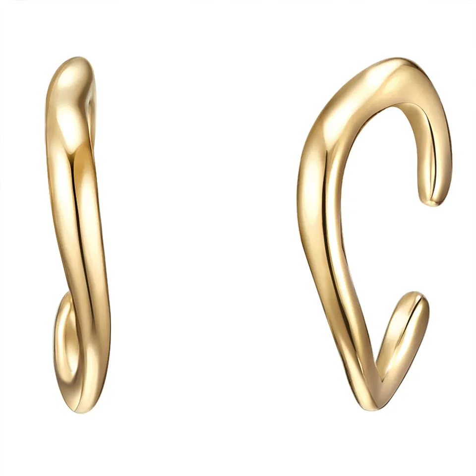 Glanzstücke München ear cuff kaareva kulta hopea