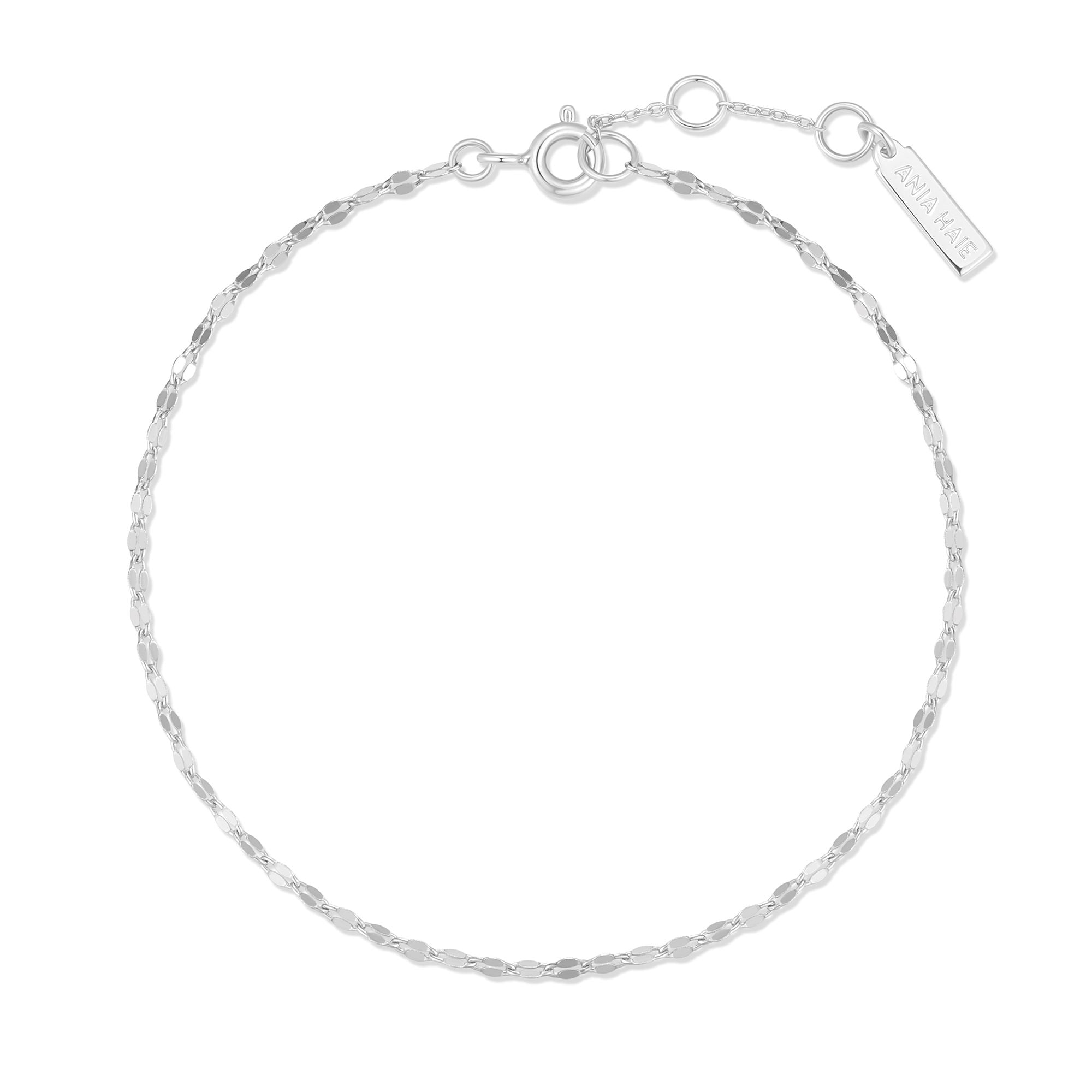 Ania Haie Ripple Joy Chain rannekoru hopea