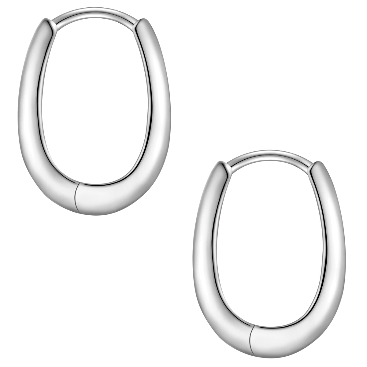 Glanzstücke München Creolen hopeakorvakorut 17,5 mm rodinoitu