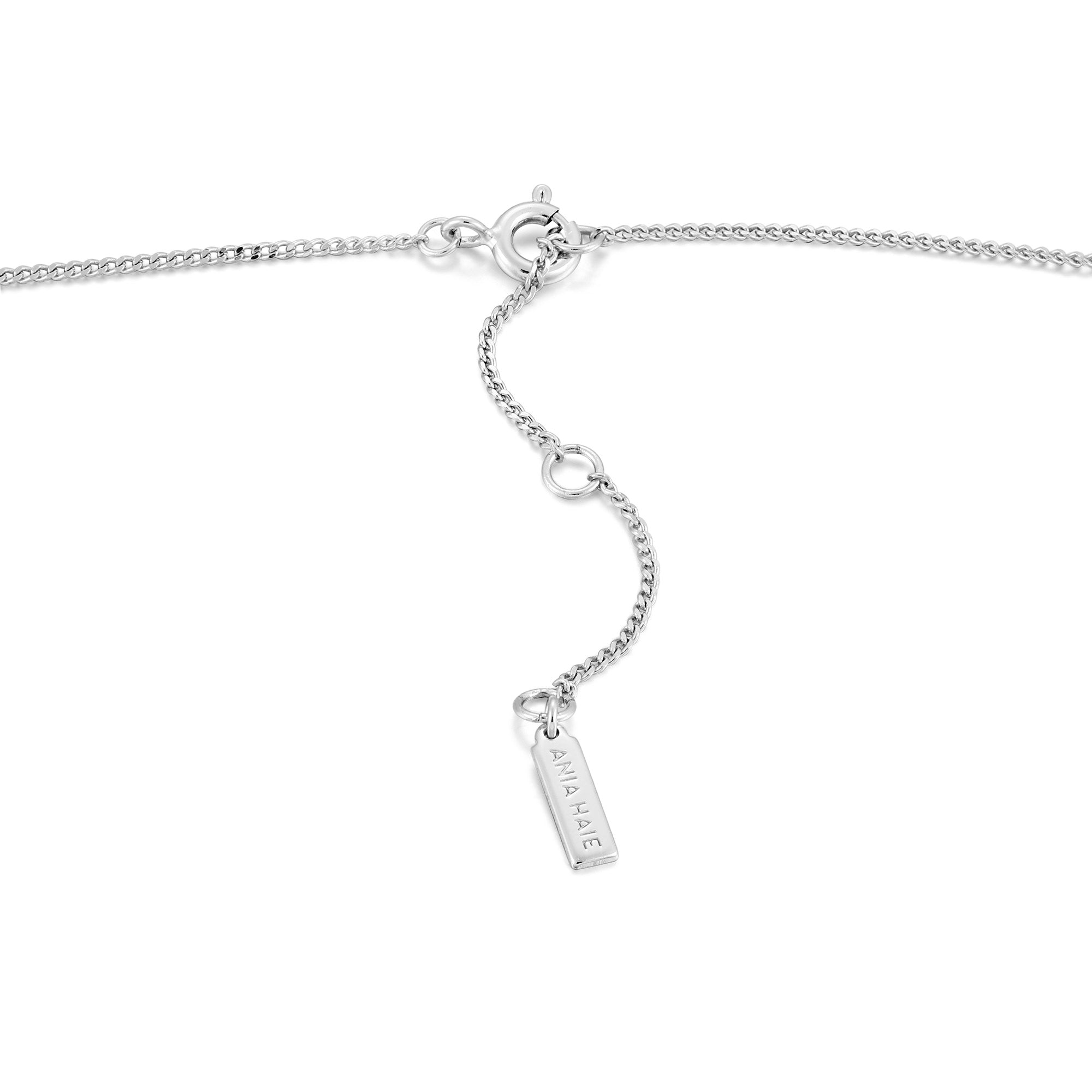 Ania Haie Modern Minimalism Beaded kaulakoru hopea