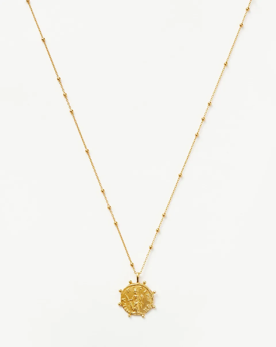 Missoma Lucy Williams Beaded Coin kaulakoru kulta 50 cm