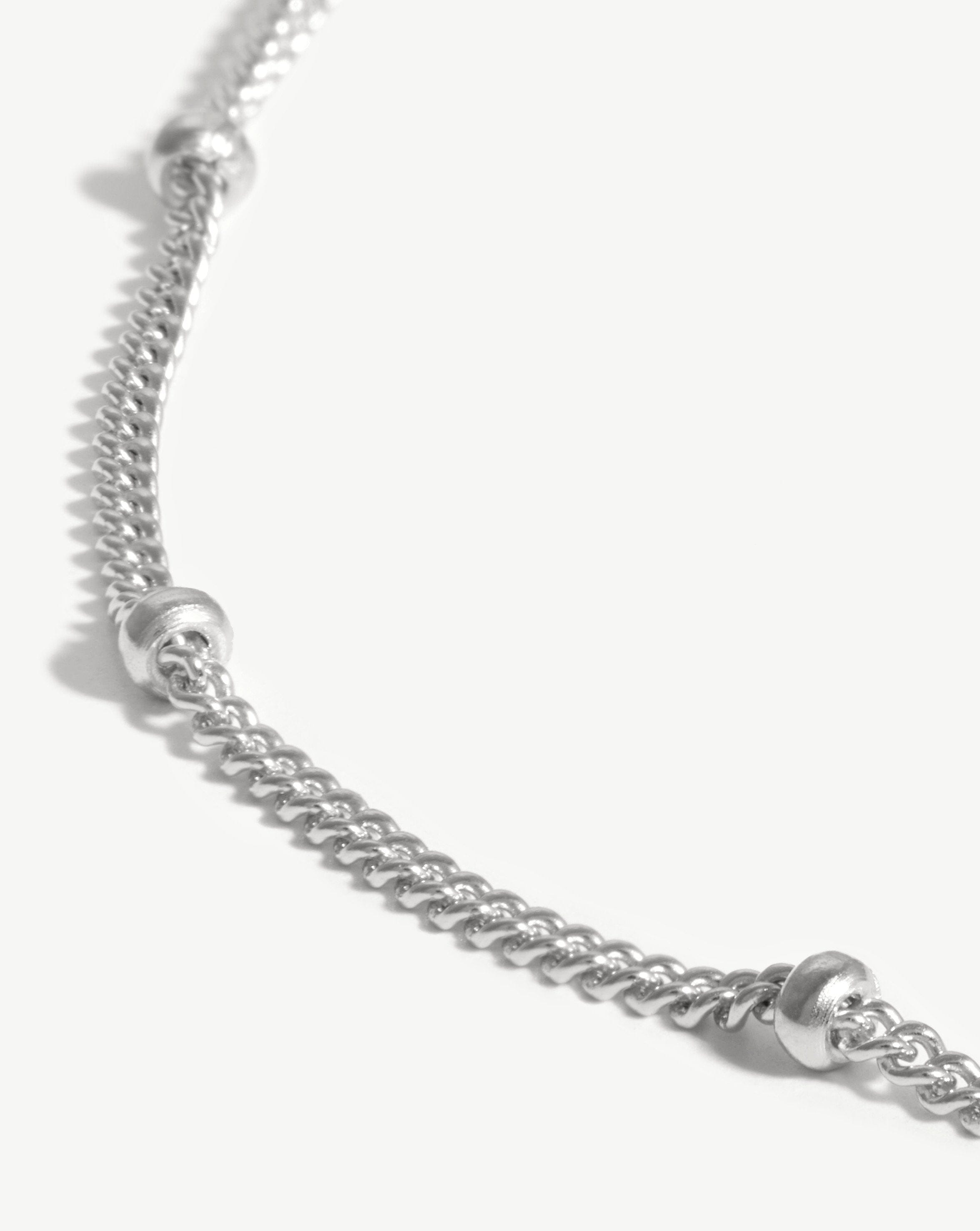 MISSOMA Long Bobble Chain kaulakoru hopea 56 cm