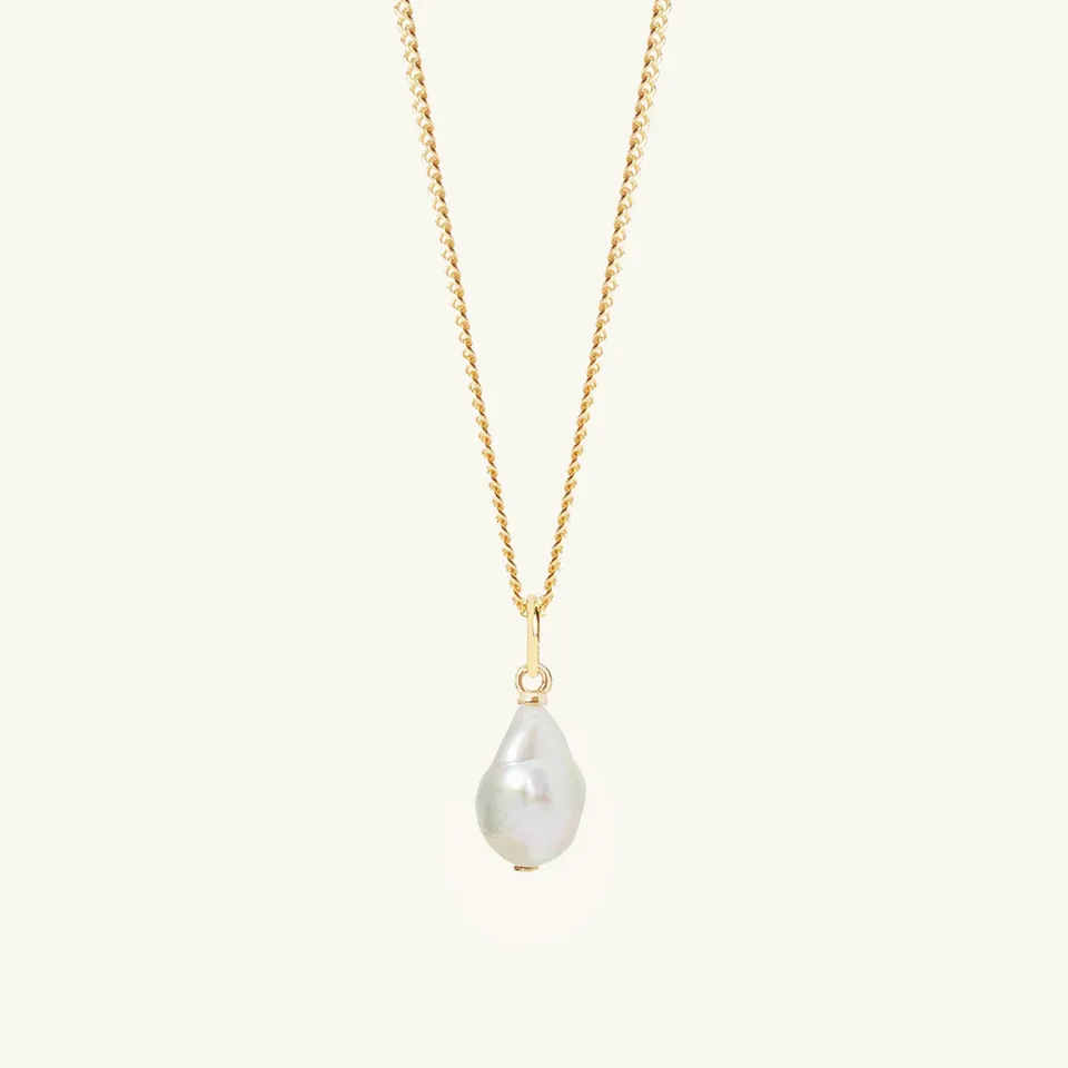 Muru Freshwater Pearl kaulakoru kulta 16" makeavesihelmi