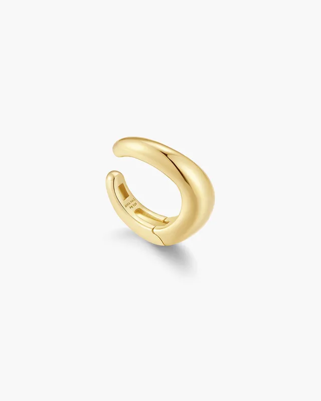 Ania Haie Wave ear cuff korvamansetti kulta yksittäinen