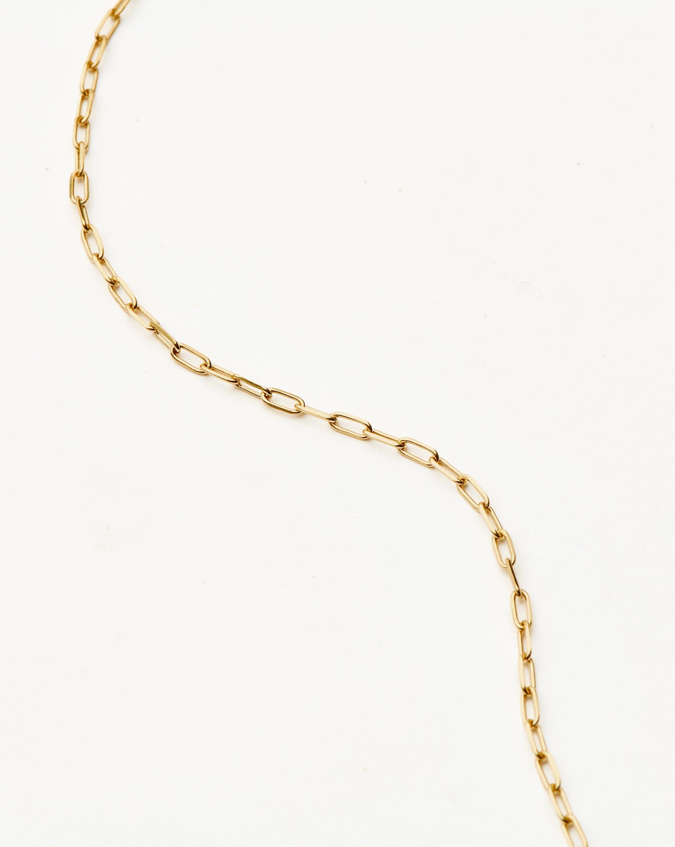 Missoma Classic Paperclip kaulakoru 14ct kulta 45 cm