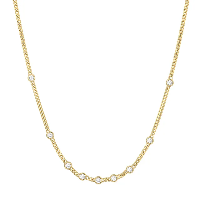 Ania Haie Melodic Poet Multi Station Round Stone Chain kaulakoru kulta