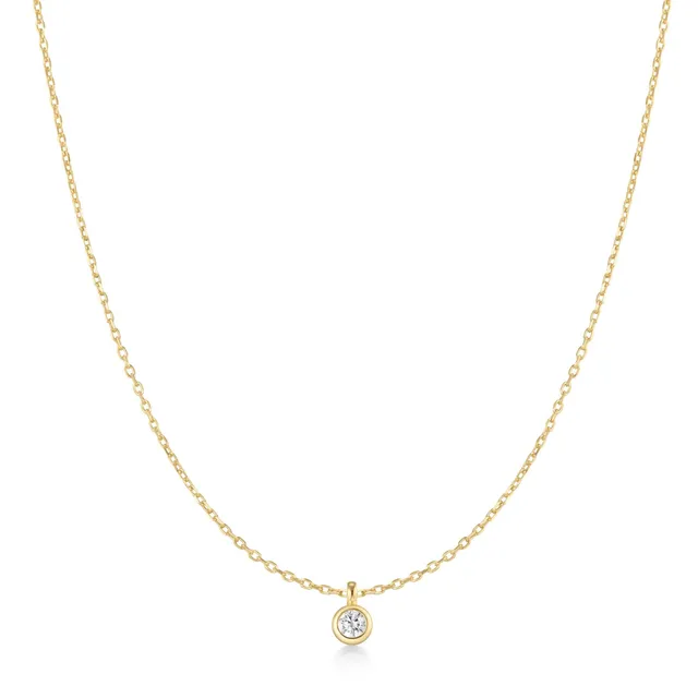 Ania Haie Luna Gaze Classic Solitaire kaulakoru kulta