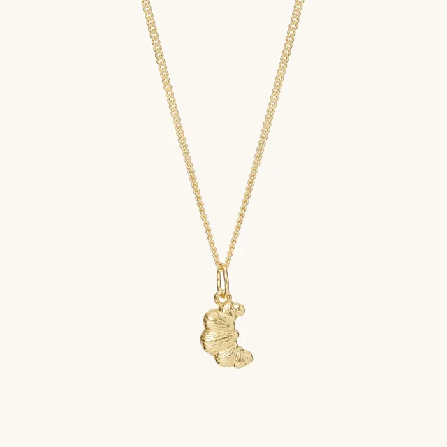 Muru Jewellery Croissant Necklace Gold kaulakoru 18" kullattu