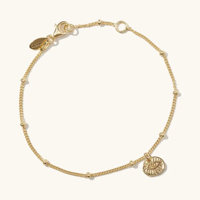 Muru Evil Eye rannekoru kultavermeil