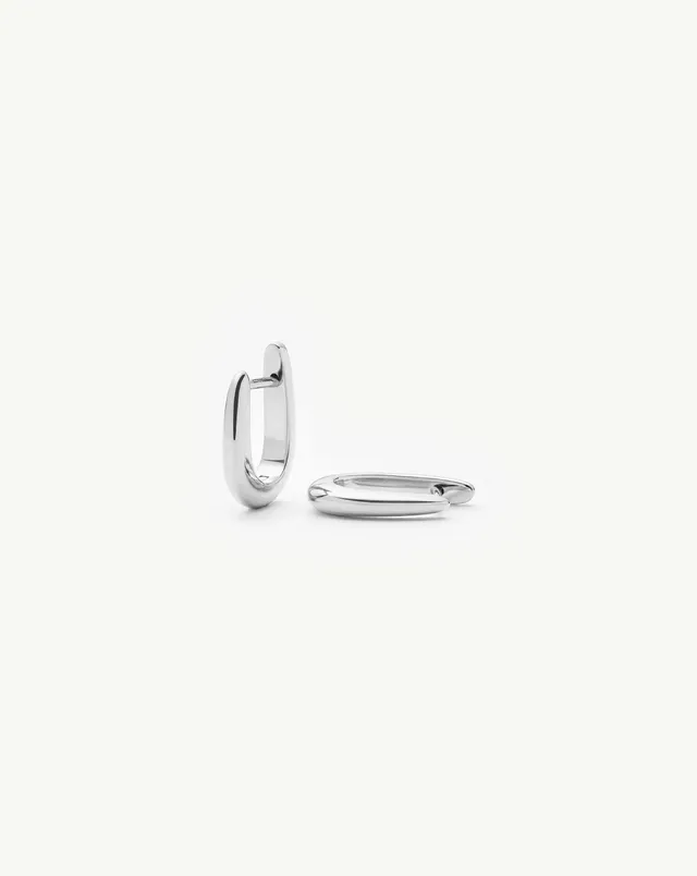 Missoma Claw huggie-korvakorut hopeoitu