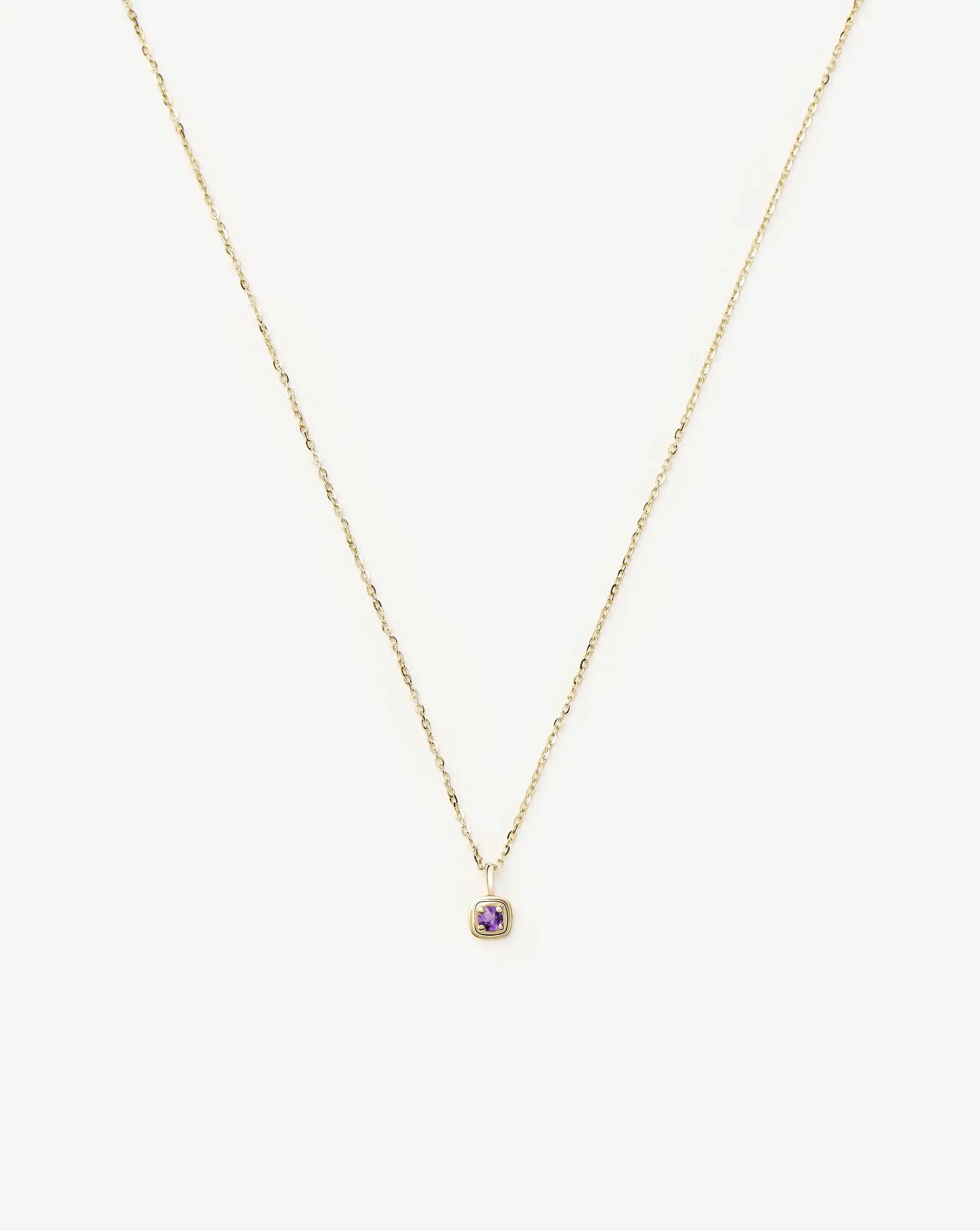 MISSOMA February Birthstone kaulakoru kulta ametisti