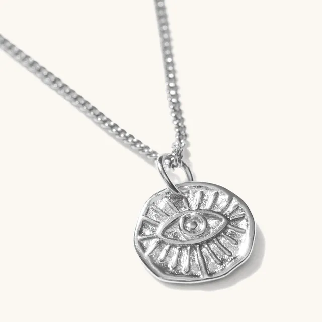 Muru Evil Eye hopeakaulakoru sterlinghopea 40 cm