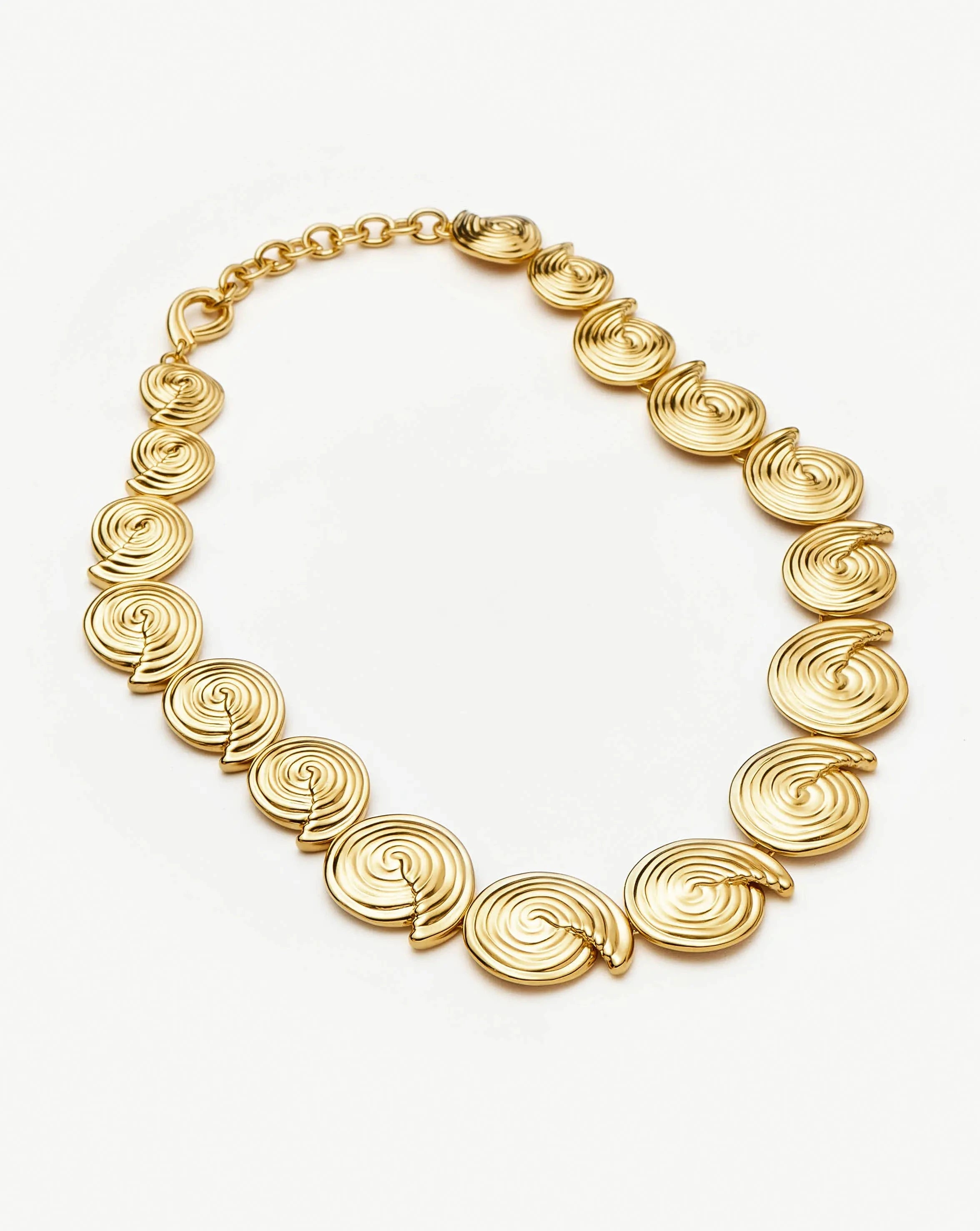 MISSOMA Spiral Statement kaulakoru 18k kullattu spiraali
