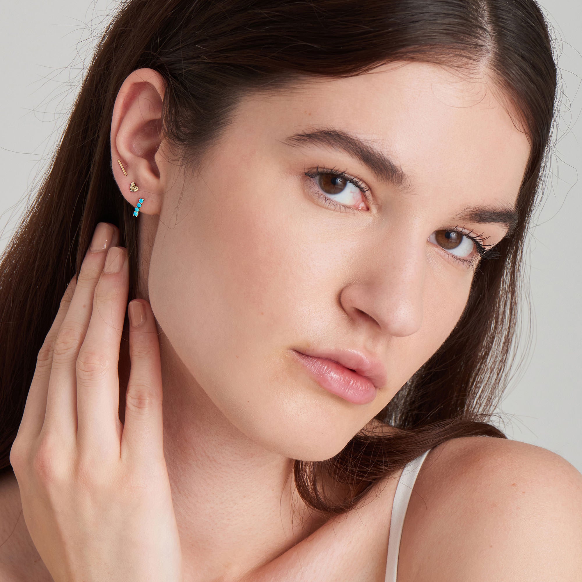 Ania Haie 14kt Gold Solid Bar nappikorvakorut kulta