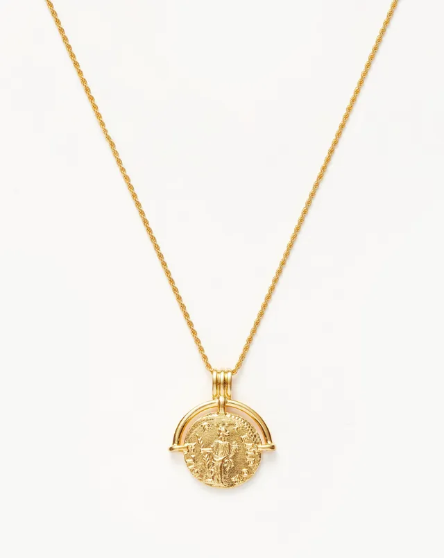 MISSOMA Lucy Williams Roman Arc Coin kaulakoru kulta