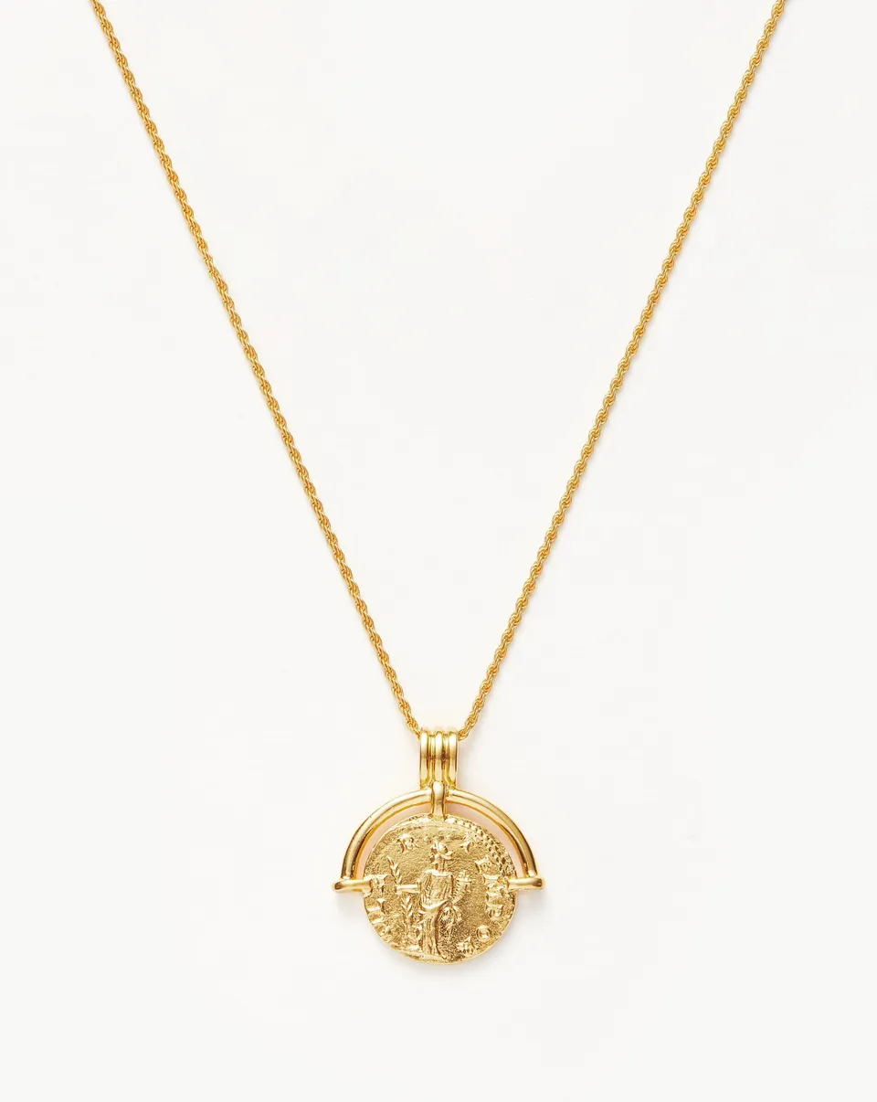 MISSOMA Lucy Williams Roman Arc Coin kaulakoru kulta