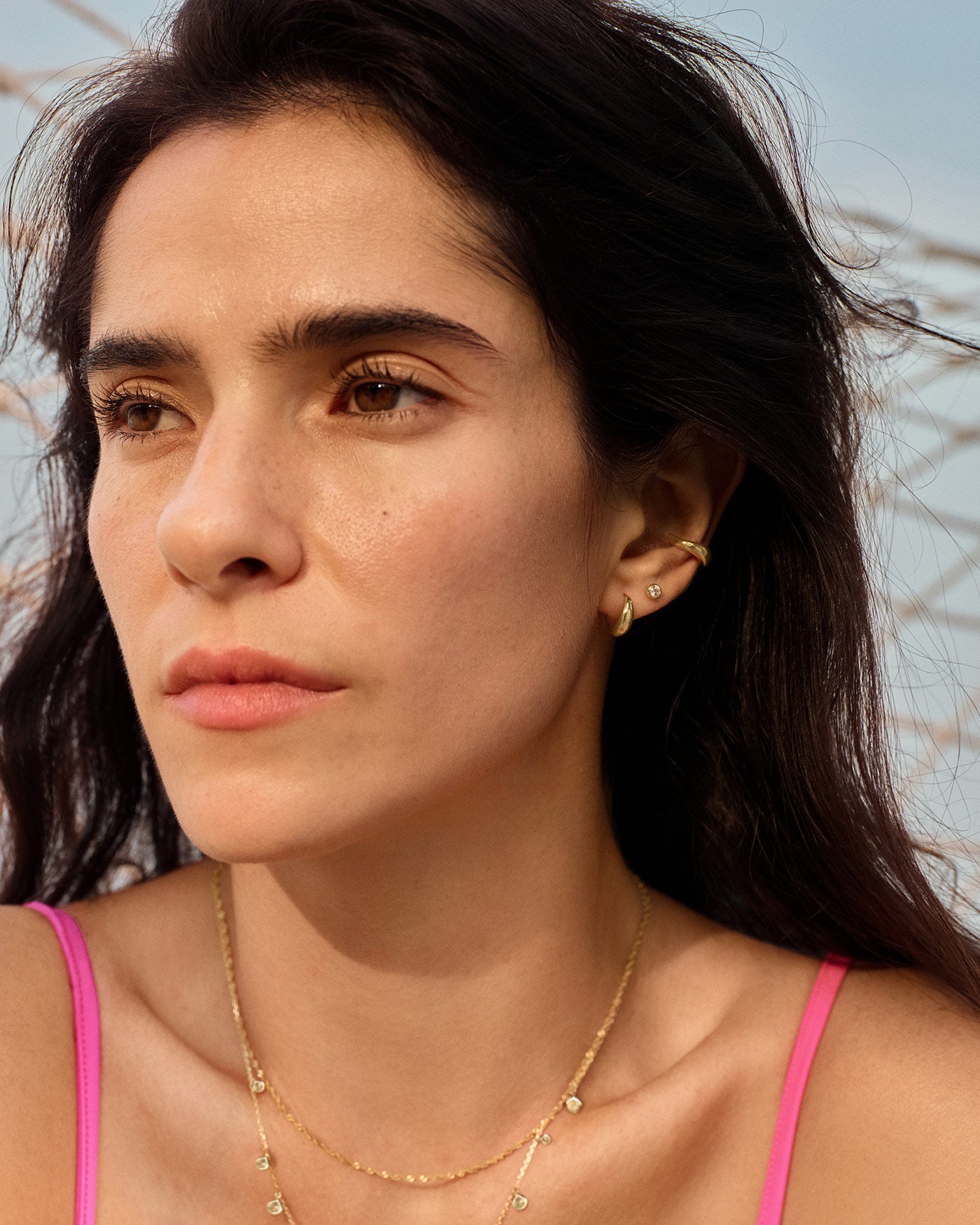 Ania Haie Luxe Minimalism Luxe rengaskorvakorut kulta 11mm