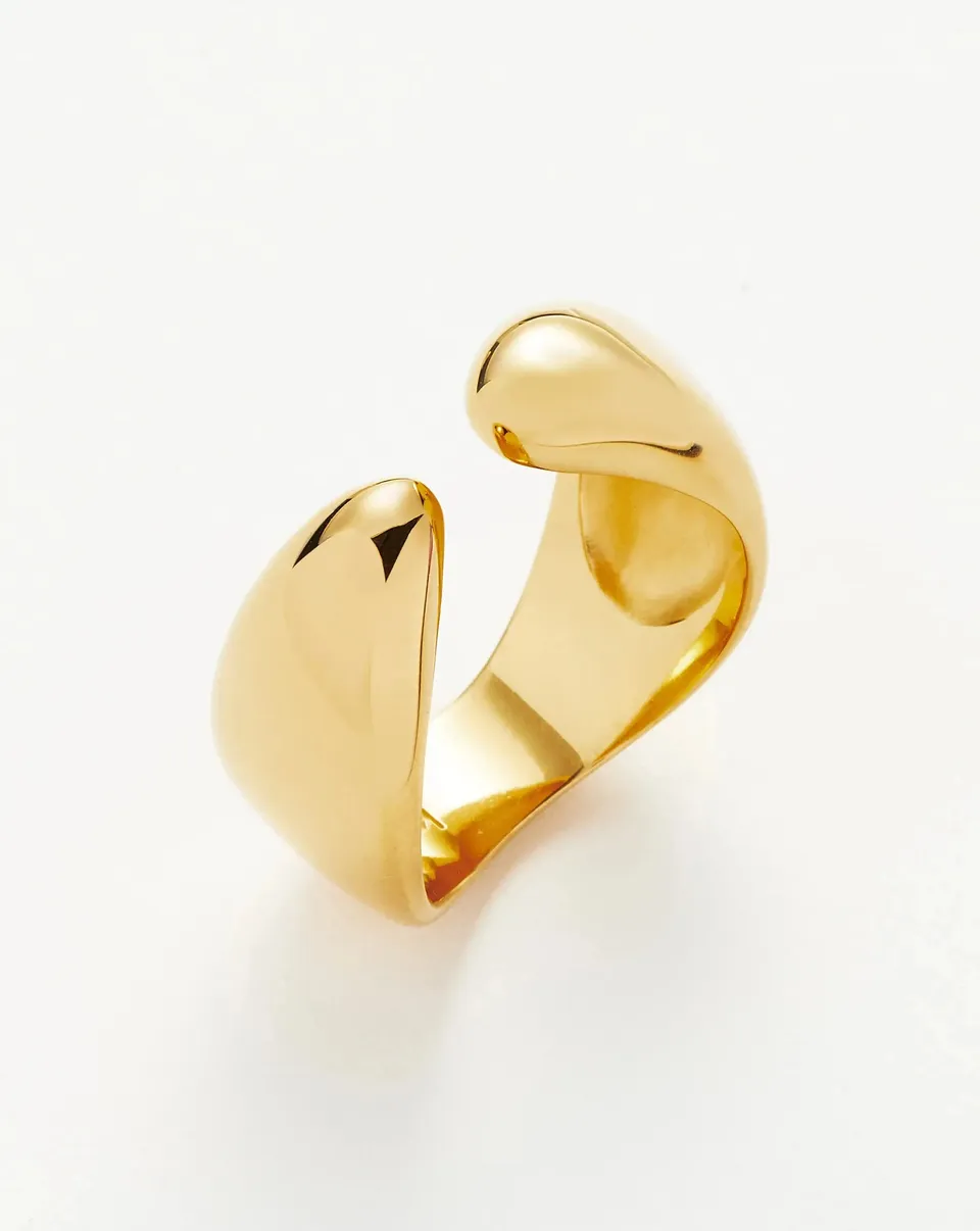 MISSOMA Savi Sculptural Open sormus kulta avoin