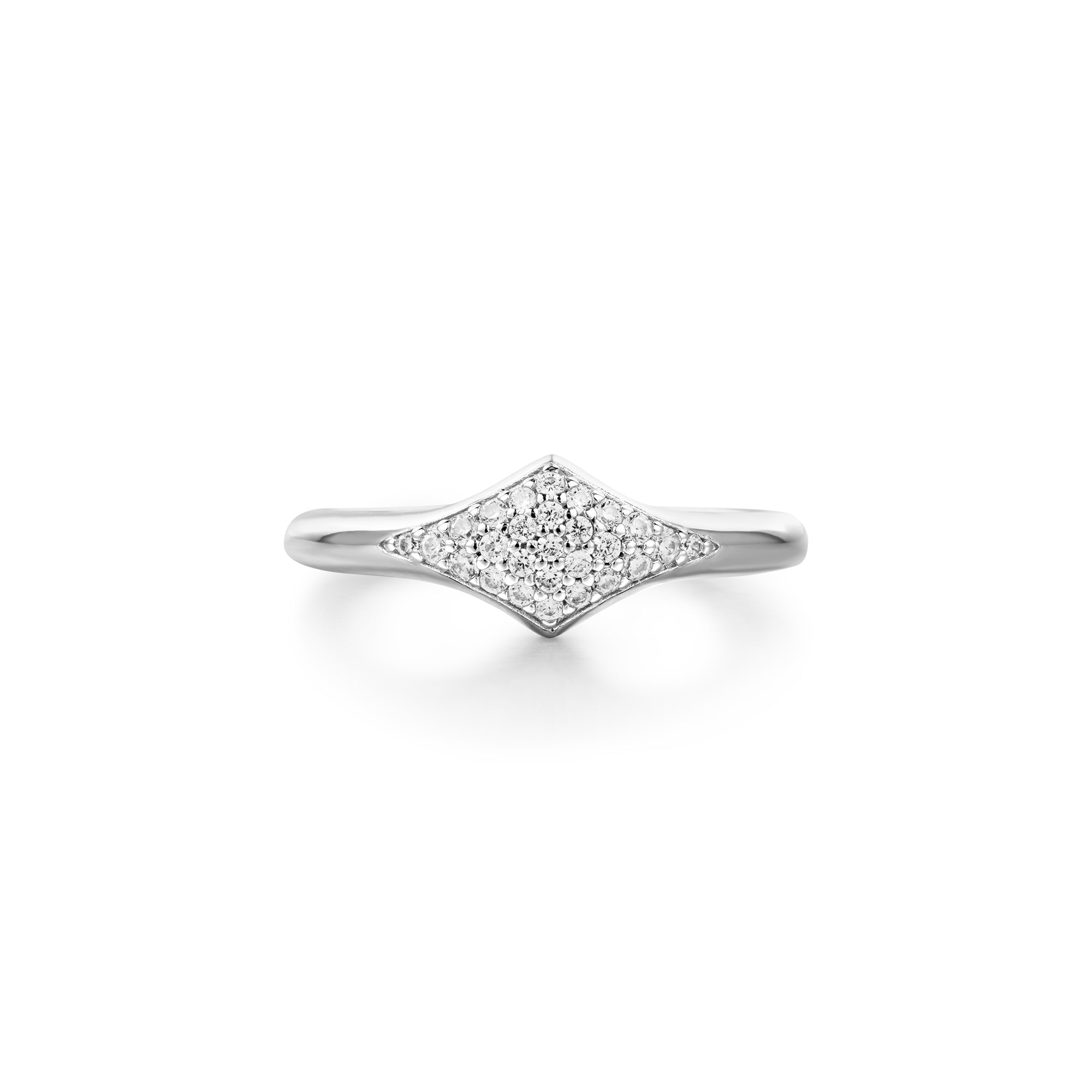 Ania Haie Dusk Divas Pavé Sparkle sormus hopea
