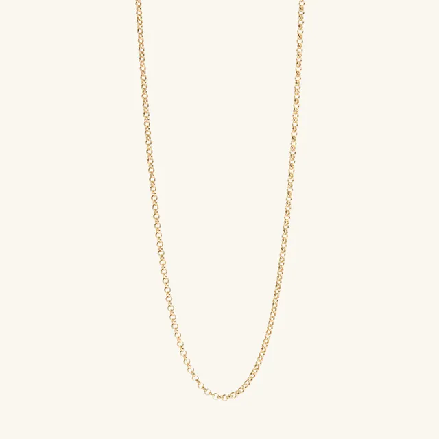 Muru Jewellery Belcher ketjukaulakoru kulta 45cm