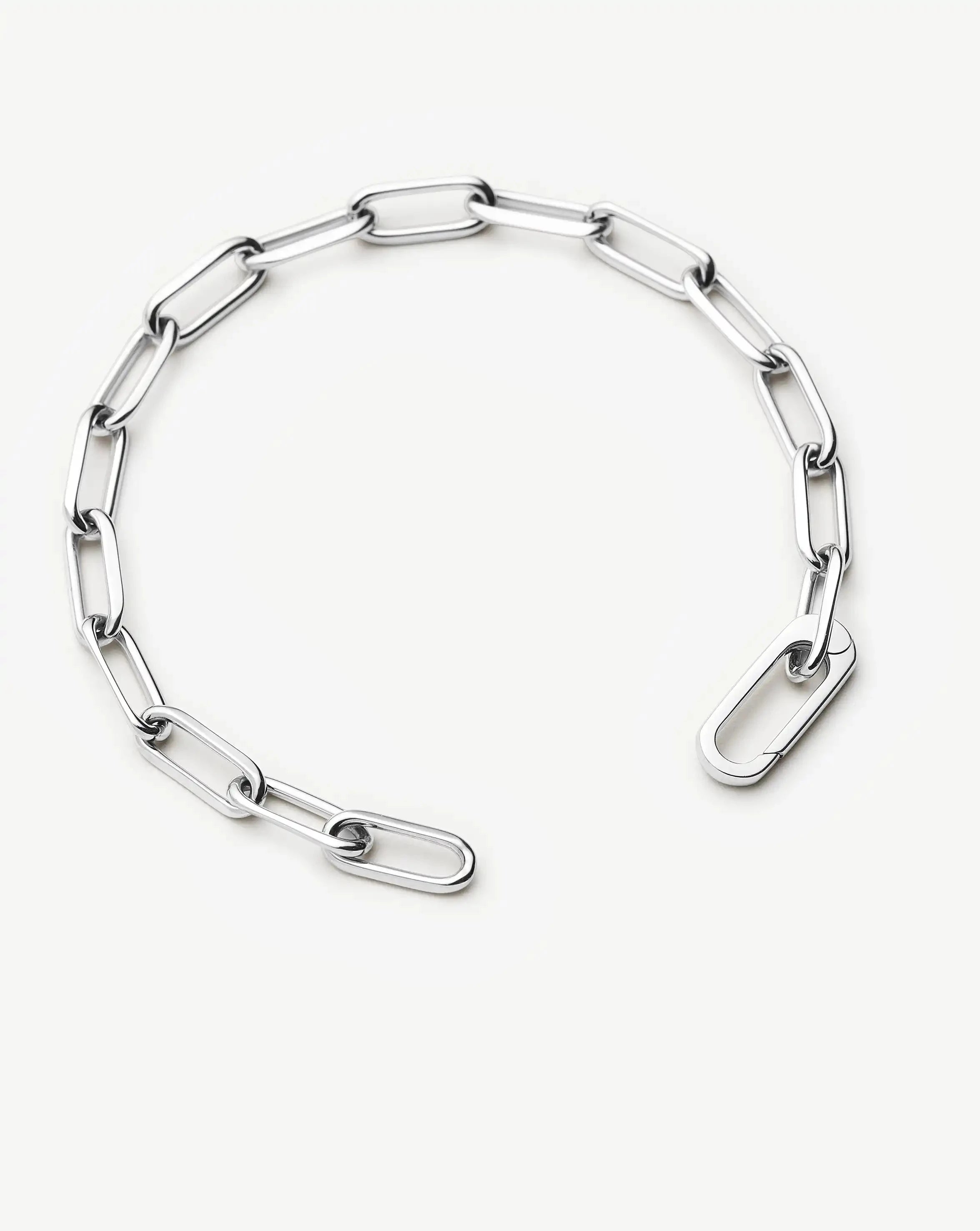 Missoma Classic Paperclip rannekoru platina
