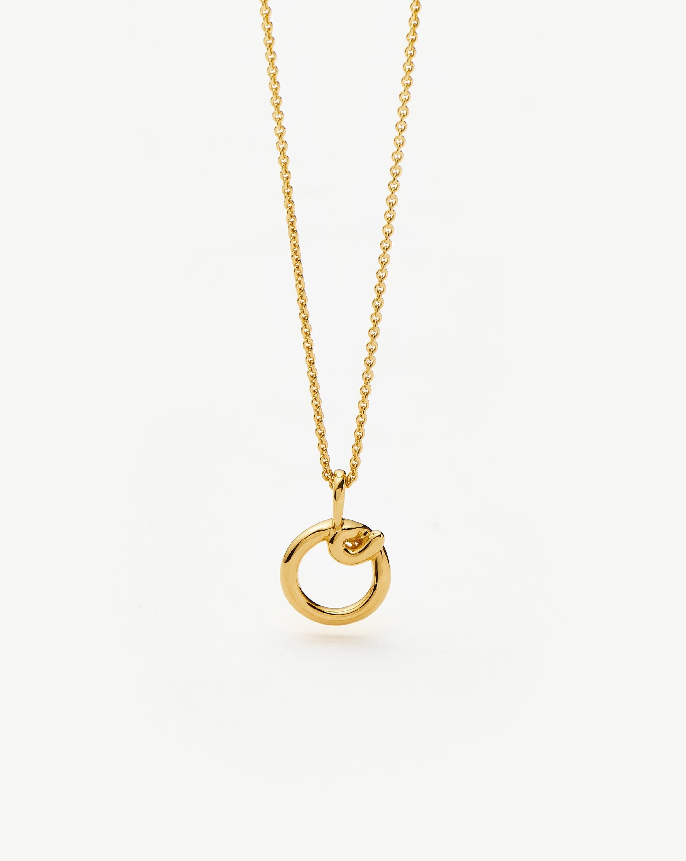Missoma Curly Molten O kaulakoru kultavermeil