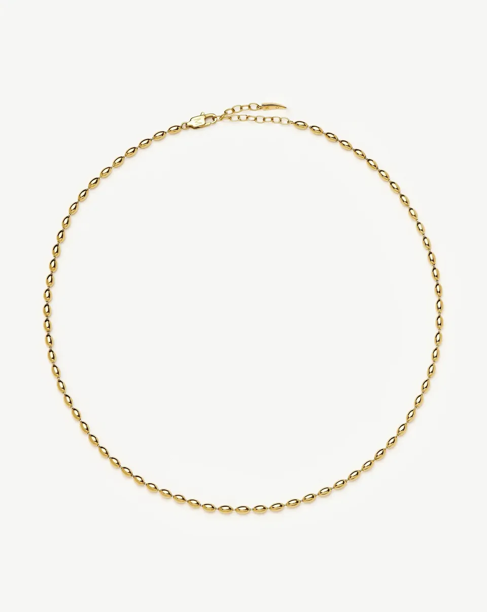 MISSOMA Molten Olive Chain kaulaketju 18ct kulta 45 cm
