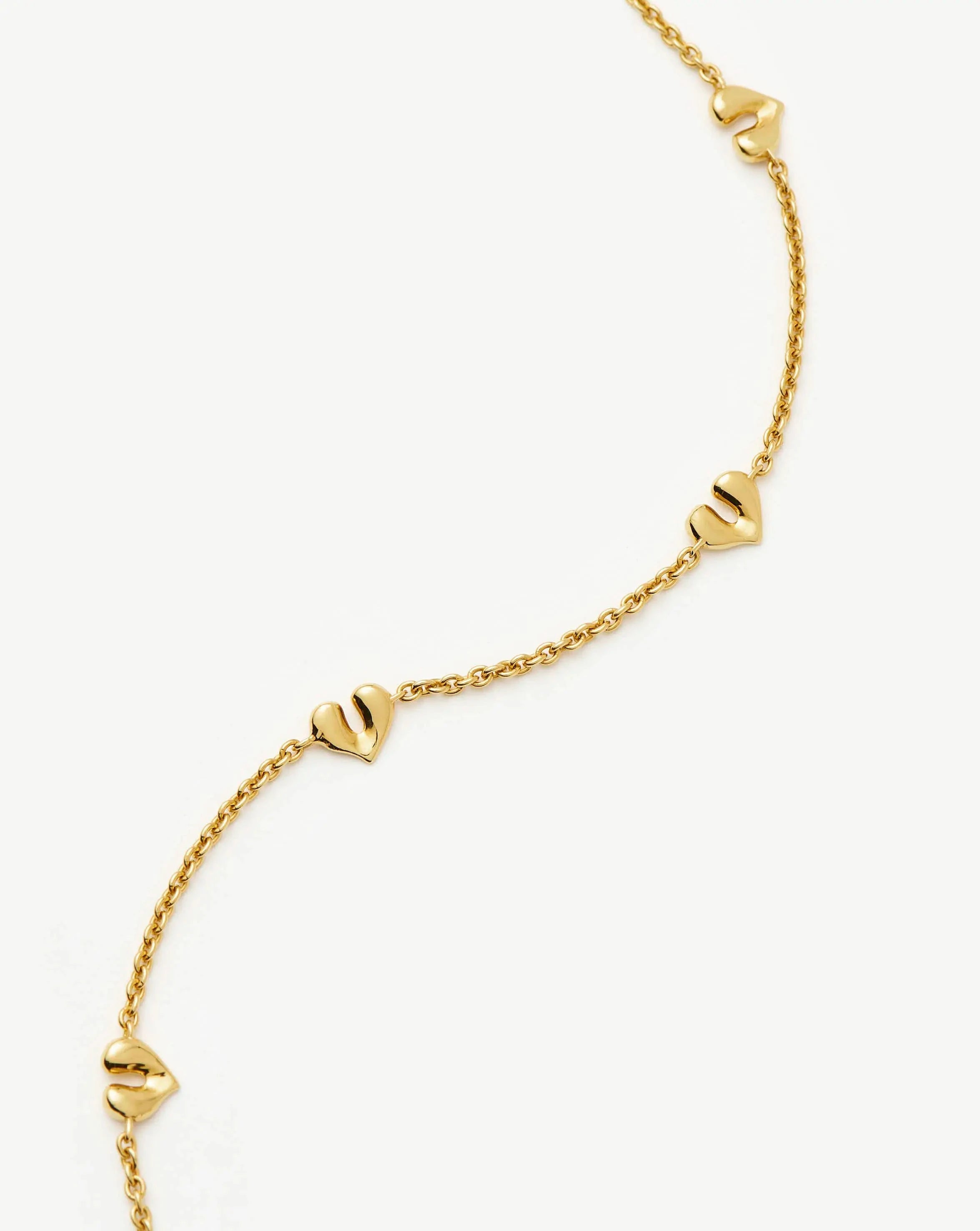 Missoma Molten Heart Mini Charm Choker kulta 38-42cm