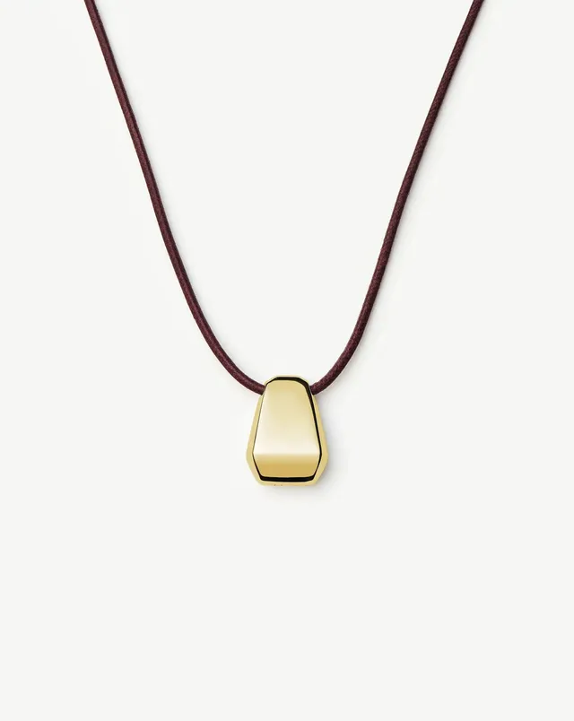 Missoma Lucy Williams Engravable Arco Cord kaulakoru kulta