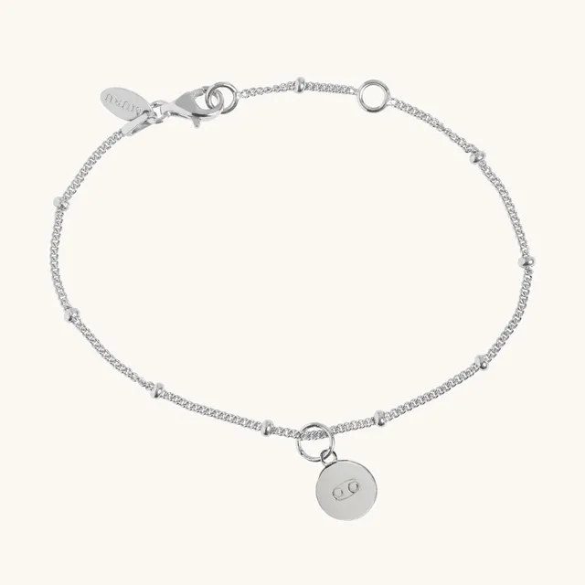 Muru Jewellery Zodiac Bracelet rannekoru hopea horoskooppi