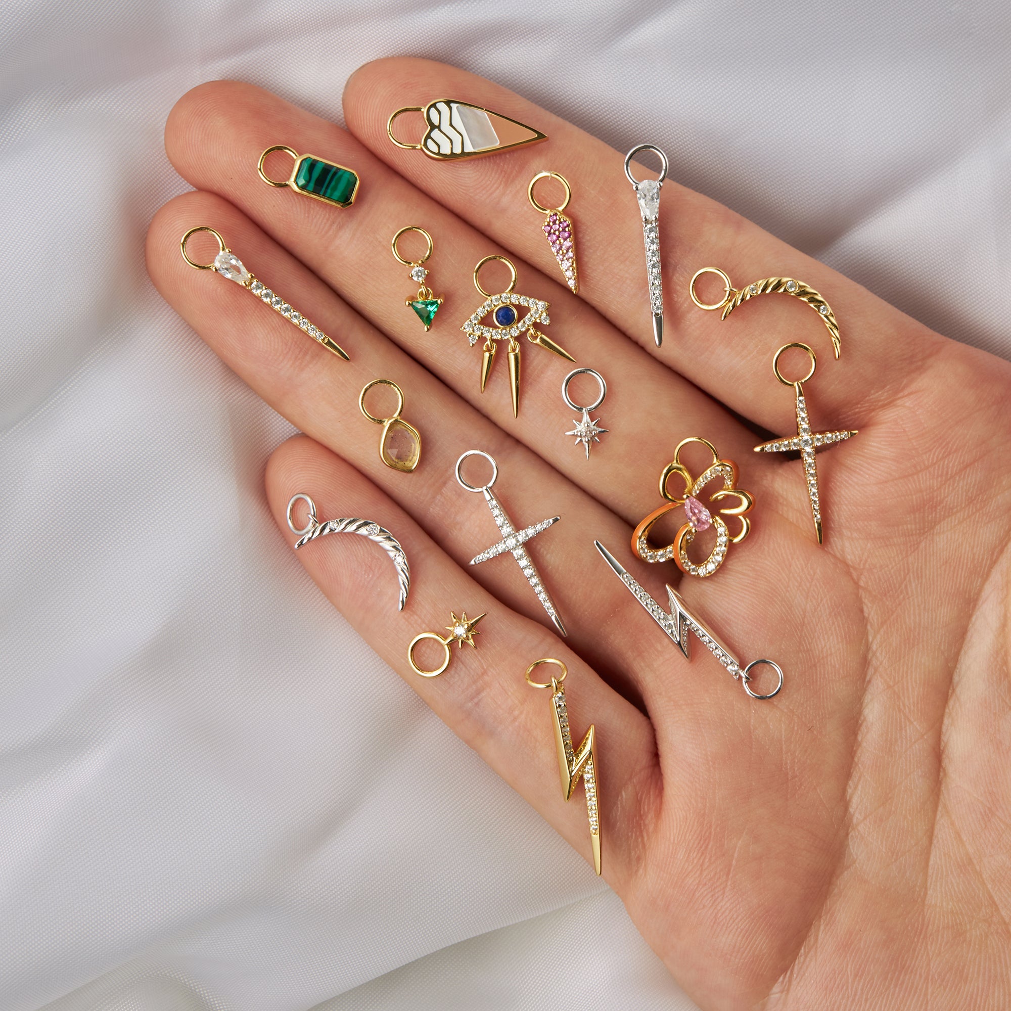 Ania Haie Pop Charms Silver Star korvakorucharm hopea