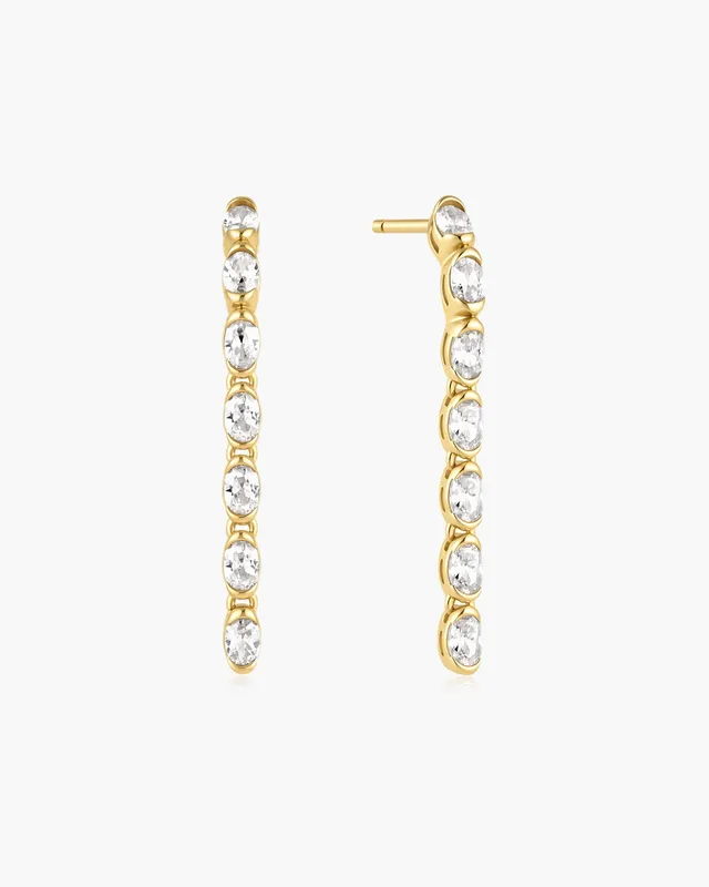Ania Haie Wanderer Oval Dangle korvakorut kulta